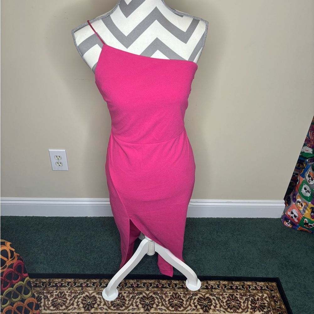NWT Hot pink Hello Molly Midi Dress